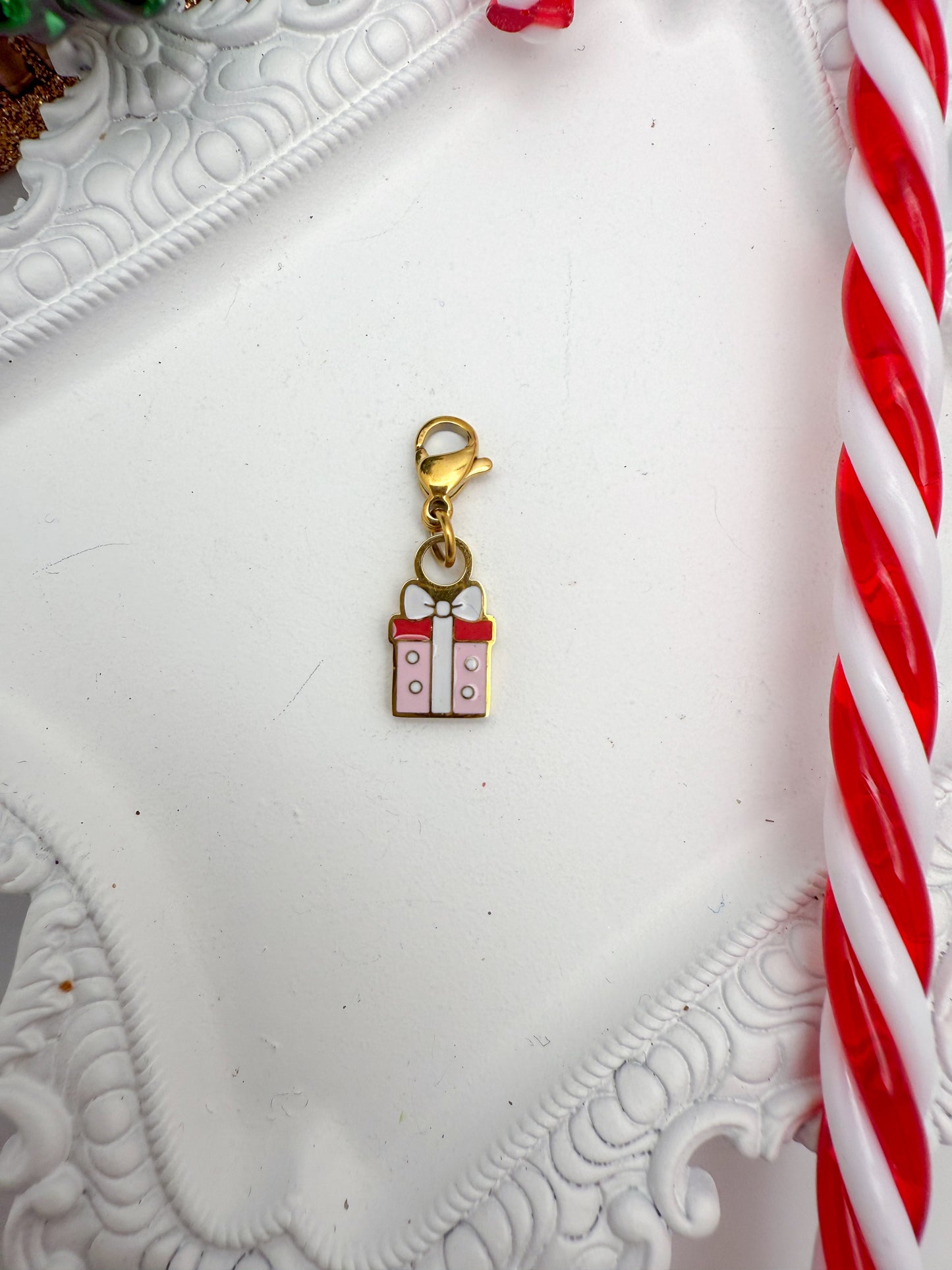 Present Charm | Paperclip Necklace + Bracelet Charm