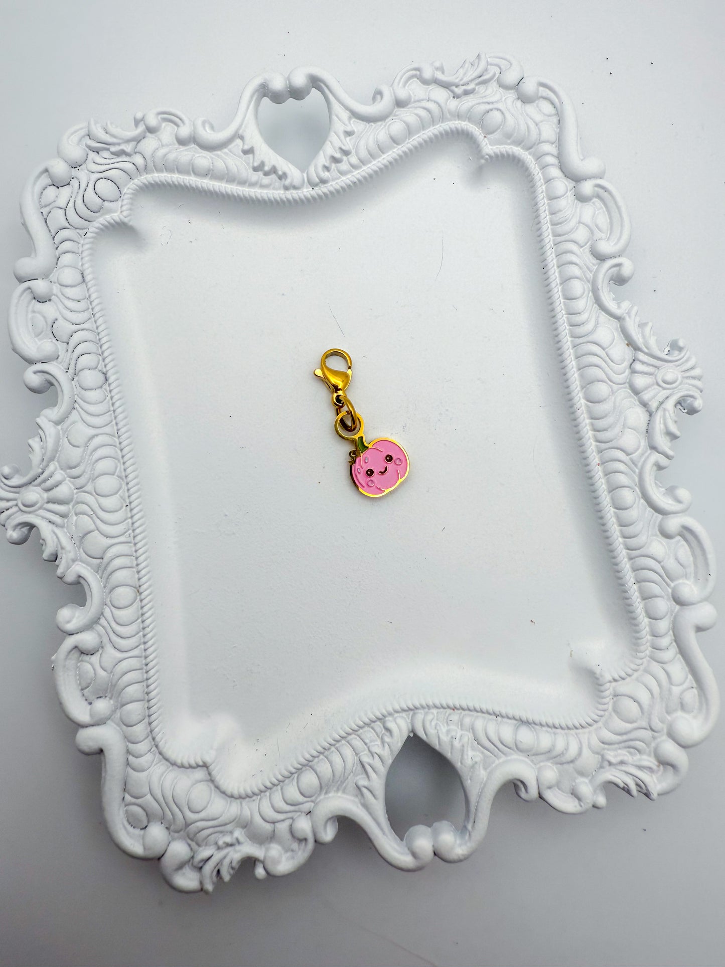 Pumpkin Charm | Paperclip Bracelet + Necklace Charm