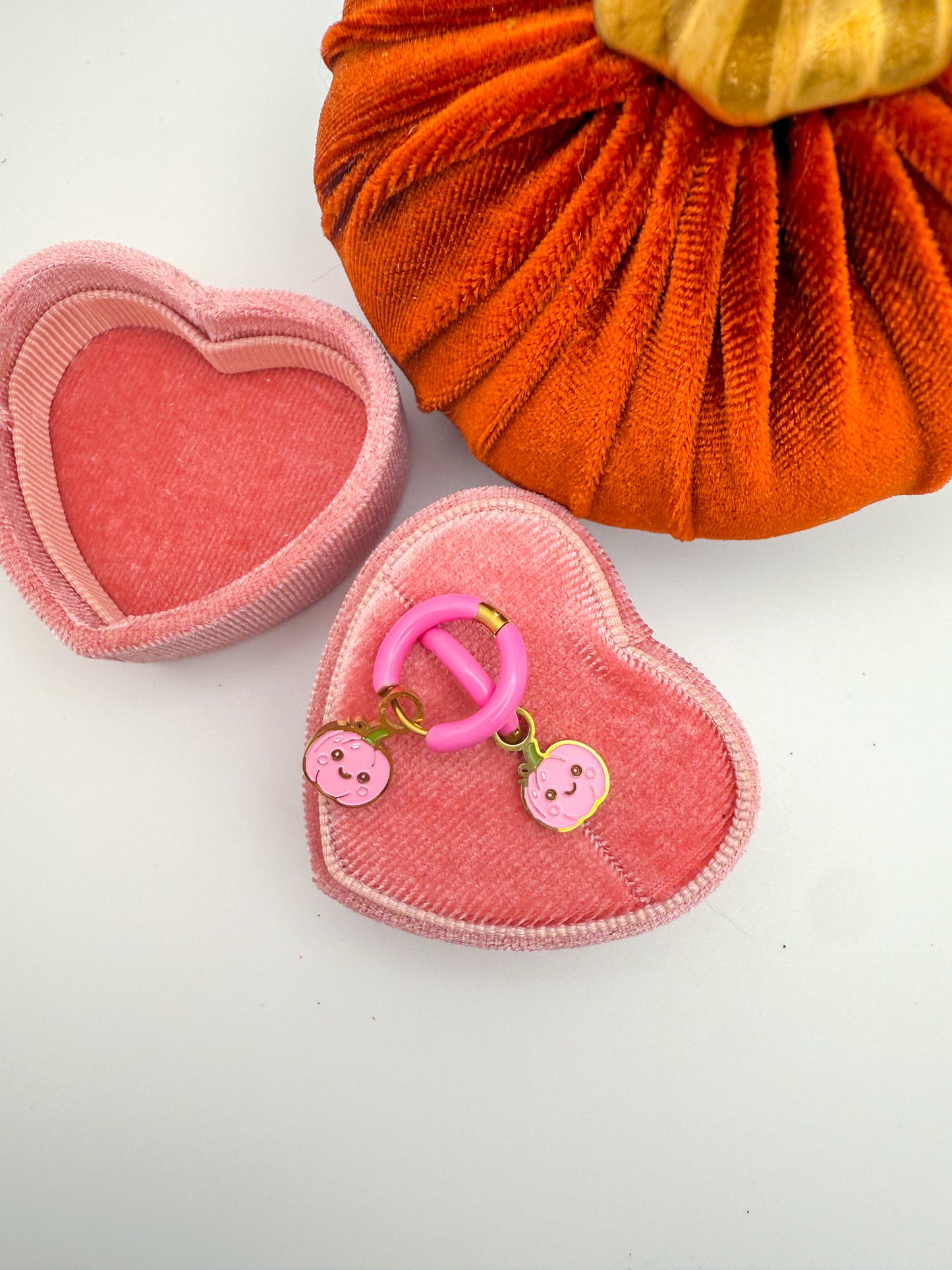 Pumpkin Huggie Charm Set