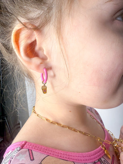 Love U a Latte Huggie Charms