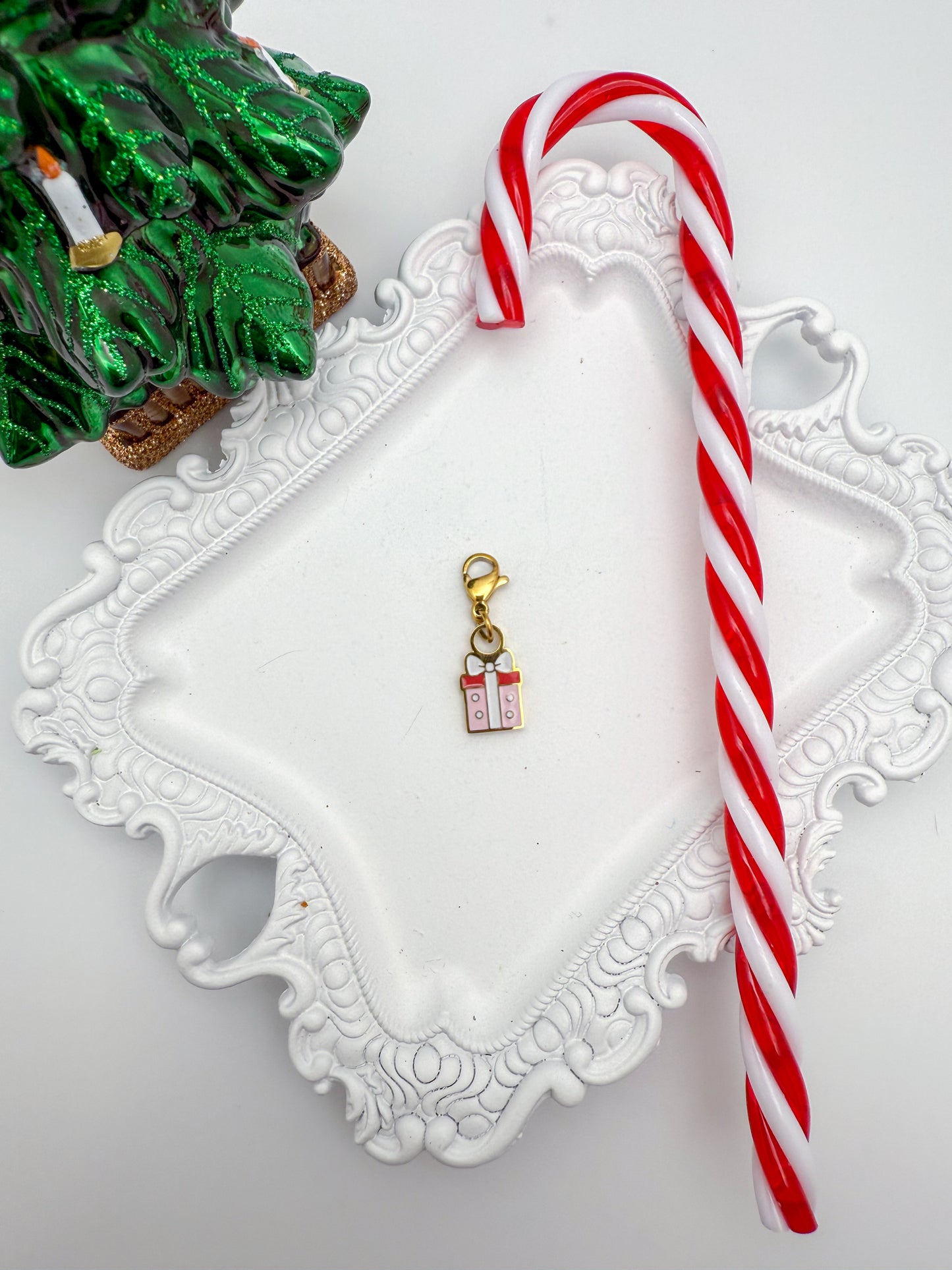 Present Charm | Paperclip Necklace + Bracelet Charm