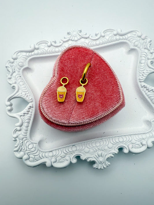 Love U a Latte Huggie Charms