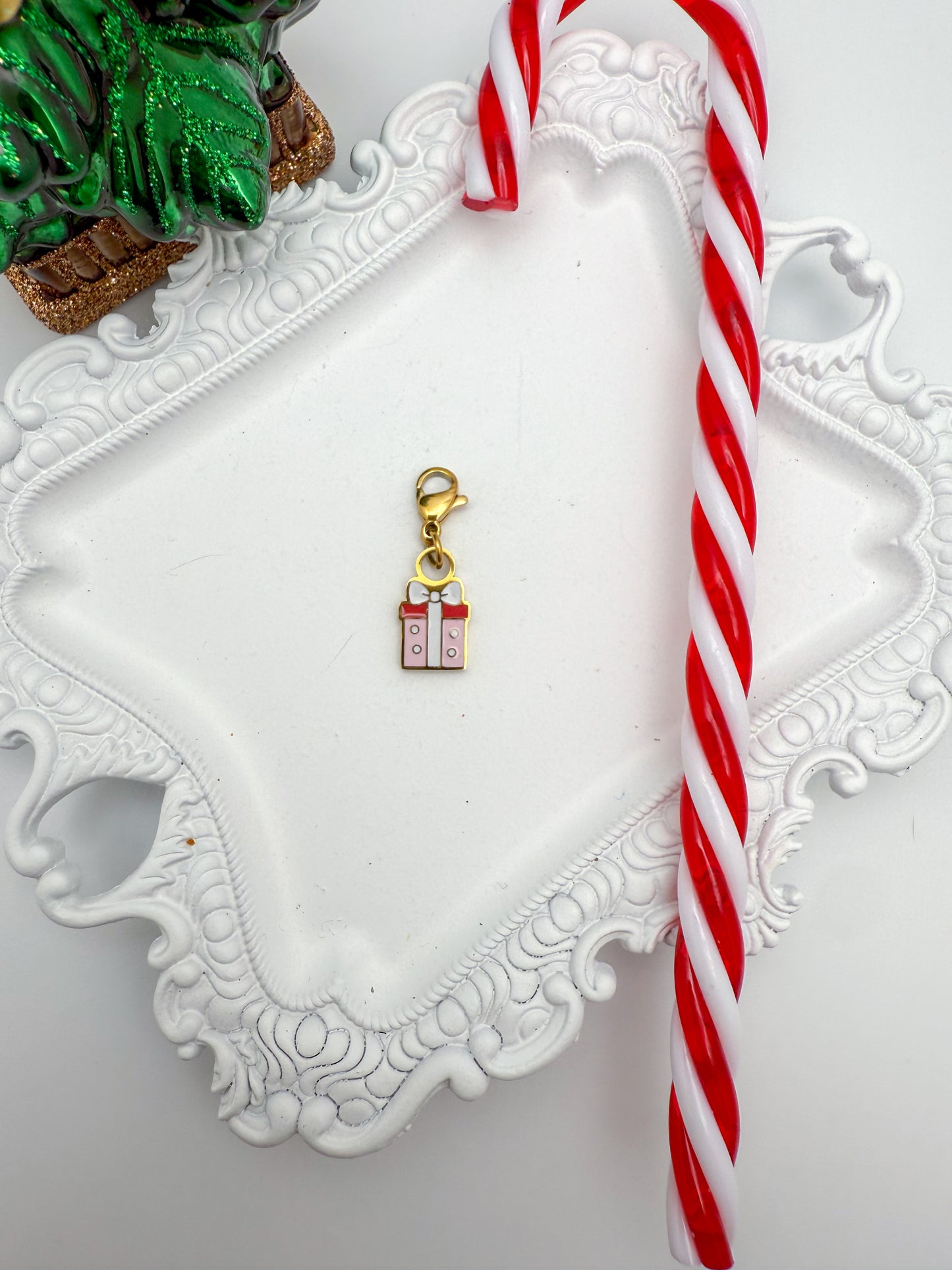 Present Charm | Paperclip Necklace + Bracelet Charm