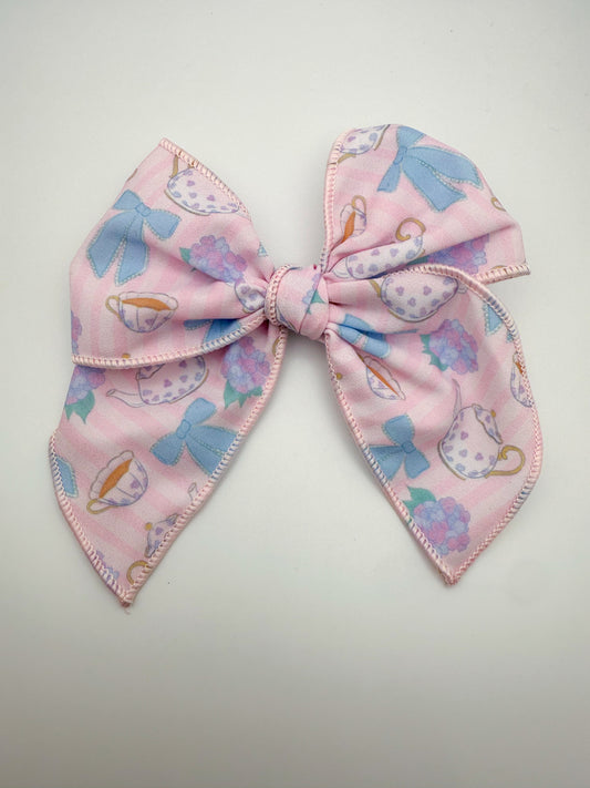 Tea Party Sailor Bow