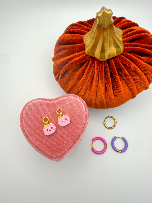 Pumpkin Huggie Charm Set