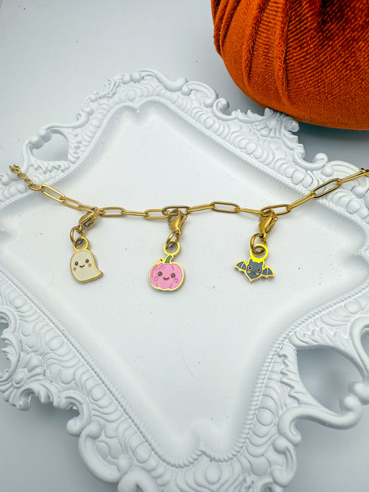 Paperclip Chain Charm Bracelet Chain